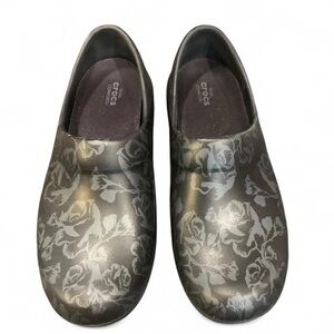 CROCS Gray Mules & Clogs with Stylish Design